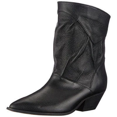 Image of L37 HANDMADE SHOES Women&#039;s 2u Western Boot, Black, 2 UK