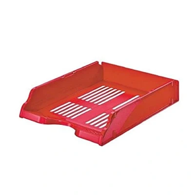 Image of Esselte A4 Letter Tray, Red, Transit Range, 15656