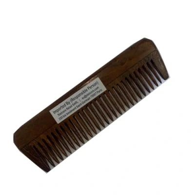 Image of SVATV HANDCRAFTED ROSEWOOD COMB FOR DETANGLING HAIR THICK, CURLY AND WAVY HAIR, NON STATIC ECO FRIENDLY WITH WIDE TOOTH GROOMING (S 16)
