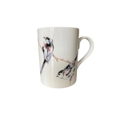 Image of Roy Kirkham Birds Mug Black and White