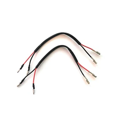 Image of Simda Pro Indicator Adaptor Cable for Motorcycle with 2 Pin Plug Round Socket 3.5 mm (JEC20)