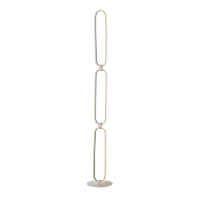 Image of Infinity Integrated LED Floor Globe Lamp, White, 4000K
