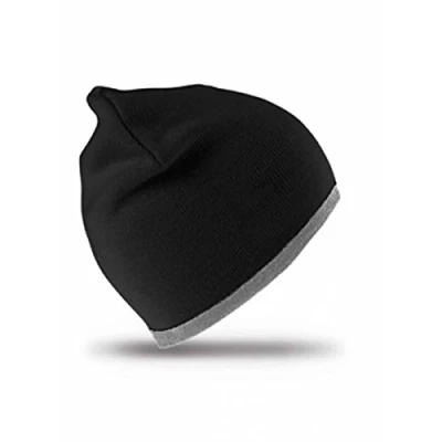Image of Result Rc046 Reversible Hat Capblack/Grey, One Size