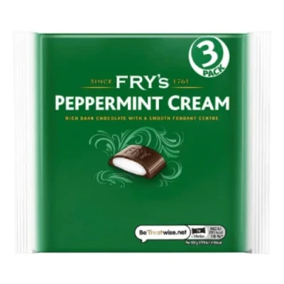 Image of Fry&#039;s Peppermint Cream 3 Pack 147g x Case of 16