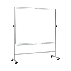 Image of Bi Office Revolver Board Non Magnetic 1500x1200mm Grey QR3402