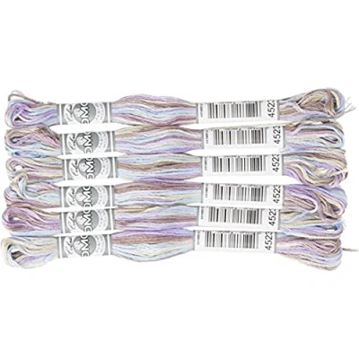 Image of DMC 517 4523 Cotton Embroidery Floss Purple/Blue 8 Metres