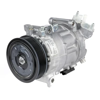 Image of 9807383380, 9810950180 AC Compressor DENSO DCP21027 6SEL16C PAG 46 R134a