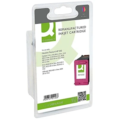 Image of Q Connect 302 InkJet Cartridge 3 Colour F6U65AE COMP