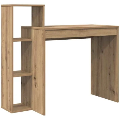 Image of vidaXL Computer Desk Artisan Oak Engineered Wood Standard Compact