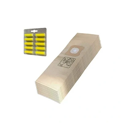 Image of SET 10 Air Fresheners + Vacuum Cleaner Dust Bags suitable For Kirby Generation 6 Ultimate G compatible with Micron Magic HEPA Filtration
