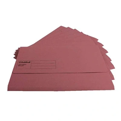 Image of Exacompta Guildhall Document Wallet Foolscap Pink (Pack of 50) GDW1 PNK+FINCHLEY Pen Free