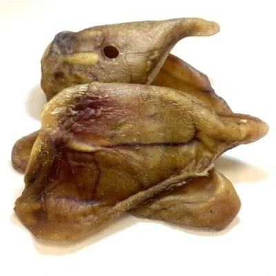 Image of Premium Quality Large Pigs Ears (Pack of 25) Natural Dog Treats Chews
