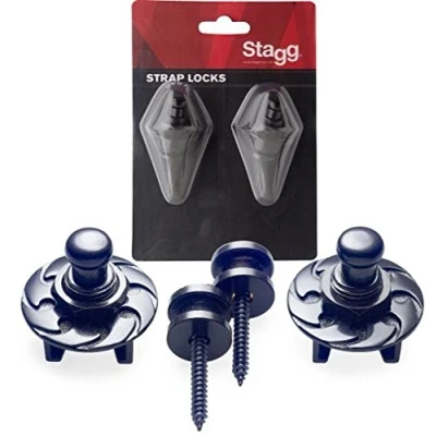 Image of Stagg 19703 Strap Buttons Black