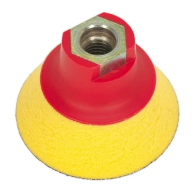 Image of Sealey Hook and Loop Ultra Soft Backing Pad Ø75mm M14 x 2mm