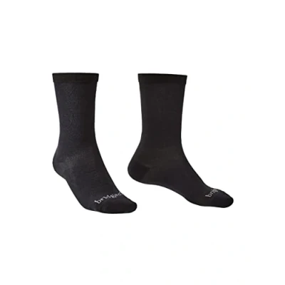 Image of 2 Pair Black Coolmax Liners For Extra Comfort And Dryness Next To Skin Men&#039;s 9 11.5 Mens Bridgedale