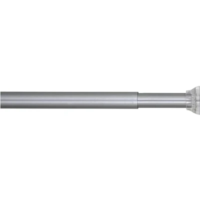 Image of Sealskin Shower Curtain Tension Rod, extensible, Metal, Matt Aluminium, 2 X 185 cm