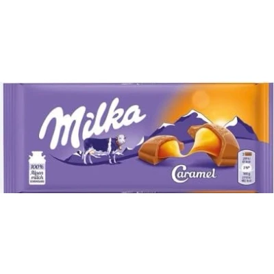 Image of Milka Caramel Original Chocolate 100g Delicious Tasty And Twisty Treat Gift Hamper For Birthday,Christmas Sold By Kidzbuzz (15)
