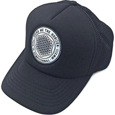Image of Bring Me The Horizon Baseball Cap Sempiternal Official Black Mesh Trucker One Size