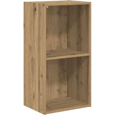 Image of vidaXL Bookcase Artisian Oak 40x30x77 cm Engineered Wood