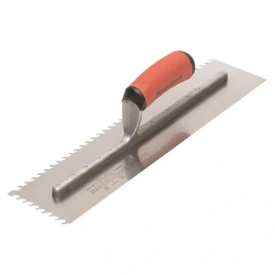 Image of Marshalltown LayFlat 13mm Notch Trowel 16 x 4in M/TMLF1216SD