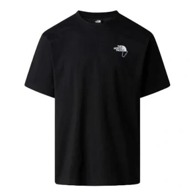 Image of The North Face Explore Carabiner Relaxed TEE Unisex Print Tshirt, Size: XS, Black