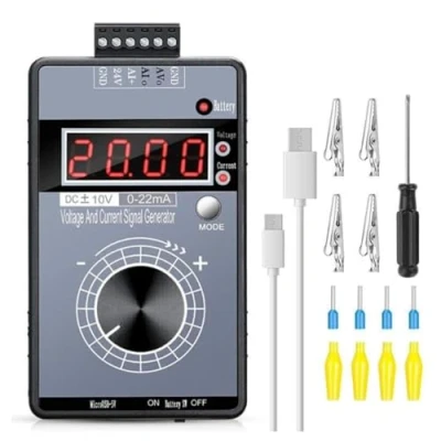 Image of Signal Generator Tester Voltage ±0 5 10V+ Current 0 4 20mA Source Calibrator Analog Electrical Accessory