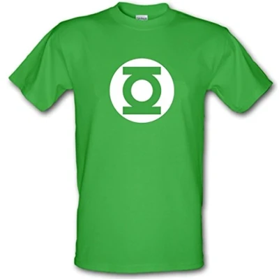 Image of GREEN LANTERN Superhero Big Bang Theory Comic book Heavy Cotton t shirt