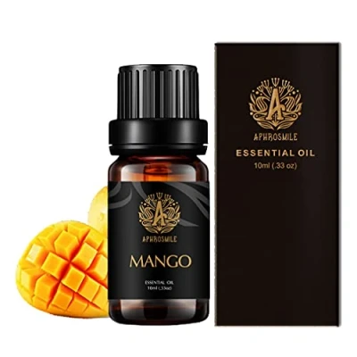 Image of Mango Essential Oil for Diffuser, Therapeutic Grade Scented Oil, Aromatherapy Fragrance Home, Massage, Humidifier 0.33oz 10ml