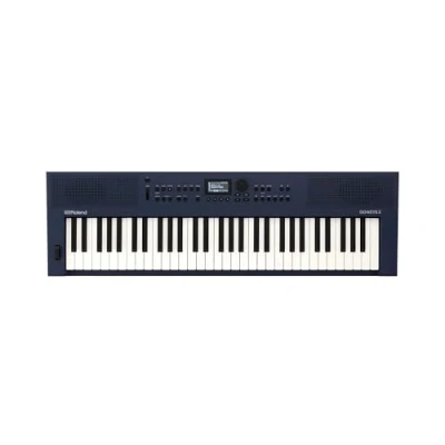 Image of Roland GO:KEYS 3 Music Creation Keyboard 61 Note ZEN Core Engine with Over 1000 Onboard Sounds Built In Stereo Speakers Bluetooth Audio/MIDI Support for Streaming, Midnight Blue