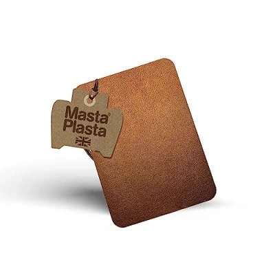 Image of MastaPlasta Original Self Adhesive Leather Repair Patch Bronze 28 x 20 cm (11&quot; 8&quot;). Instant Upholstery Quality Scratch &amp; Tear for Sofas, Car Interiors, Bags, Vinyl More