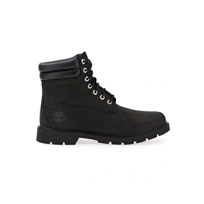 Image of Timberland Men&#039;s 6 Inch WR Basic Fashion Boots, Black Nubuck, 14.5 UK
