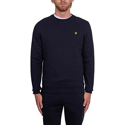 Image of LYLE &amp; SCOTT men&#039;s SWEATSHIRT ML1131V Z271 CREW NECK BRUSHBACK L