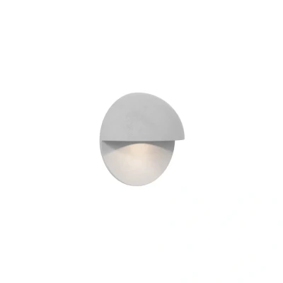 Image of Tivola Outdoor LED Recessed Marker Wall Light Textured Grey IP65