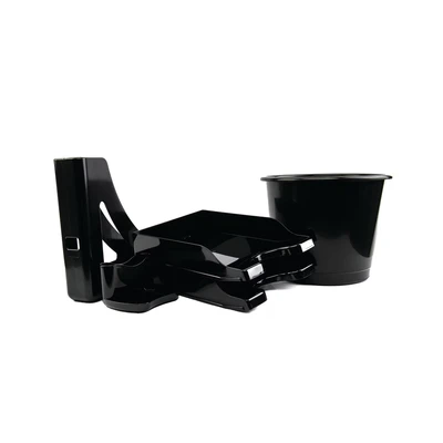 Image of Deflecto Sustainable Desktop Starter Kit Black CP175RCBLK