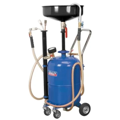 Image of Sealey Mobile Oil Drainer with Probes 35L Air Discharge