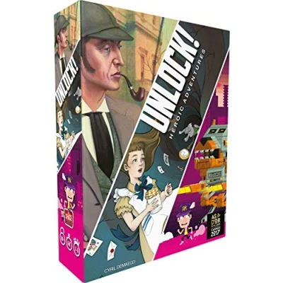 Image of Unlock! Heroic adventure Asmodee Board Game Escape Cooperative
