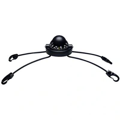 Image of Silva Compass 58 Kayak Accessories Sea with Rubber Straps &amp; Clips for Easy Attachment Fully Waterproof Canoe Scratch Reistant Bowl Marine