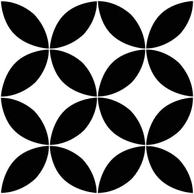 Image of FloorPops FP3301 Starlight Peel &amp; Stick Floor Tiles, Black, 12&quot; L x W 0.06&quot; T
