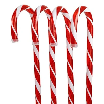 Image of Festive Productions Candy Cane Stake Lights : Red 62cm P016079