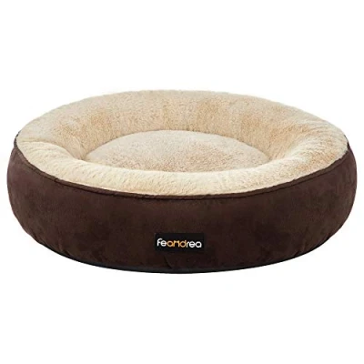 Image of FEANDREA Round Doughnut Dog, Cat Bed, 60 x cm, Brown PGW060K01