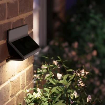 Image of SolarCentre® Zenith Warm White Solar Powered Outdoor Wall Light