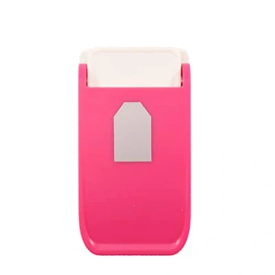 Image of Vaessen Creative Heavy Duty Craft Punch Label 2,5 x 1,7 cm Hole Cutter for Shrink Paper, Card Making, and Crafting