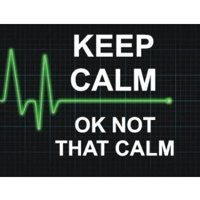 Image of MOUSE MAT KEEP CALM OK NOT THAT FUNNY QUALITY FUN