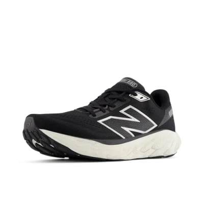 Image of New Balance Men&#039;s Fresh Foam X 880 V14 Running Shoe, Black/Sea Salt/Silver Metallic, 11.5