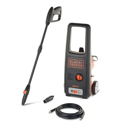 Image of Black &amp; Decker BXPW1500E pressure washer Compact Electric 390 l/h 1500 W Black, Orange