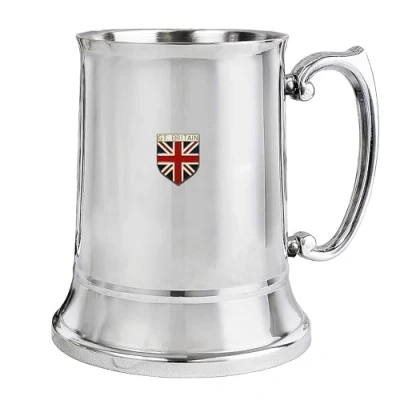 Image of Knight Great Britain Union Jack Stainless Steel Tankard