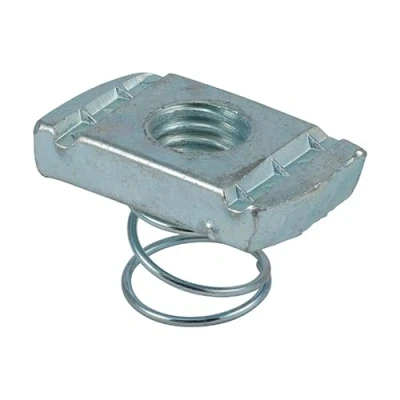 Image of M12 Channel Nuts Short Spring Zinc