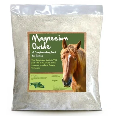 Image of Horse Herbs Magnesium Oxide 99% Pure Calming Supplement for Horses (1kg)