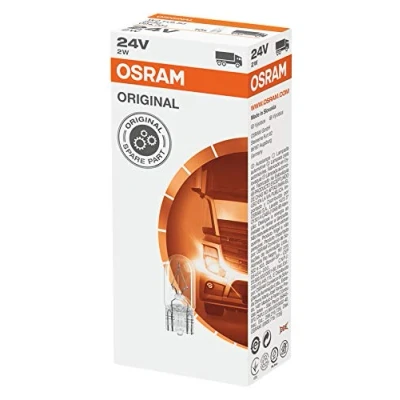 Image of OSRAM 2840 T10 W2.1X9.5d Capless Bulb 24 V 2 W (Box of 10)