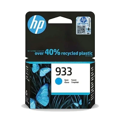 Image of HP CN058AE 933 Original Ink Cartridge, Cyan, Single Pack